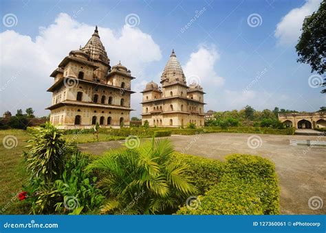 Exterior View of Chhatri at Orchha. Orchha Stock Image - Image of architecture, fortress: 127360061