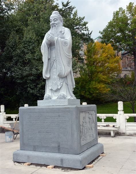 New Confucius Statue in Cleveland Chinese Cultural Garden