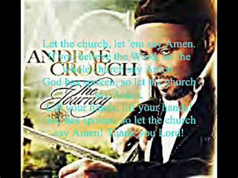 Let the Church Say Amen by Andraé Crouch featuring Bishop Marvin L. Winans - YouTube