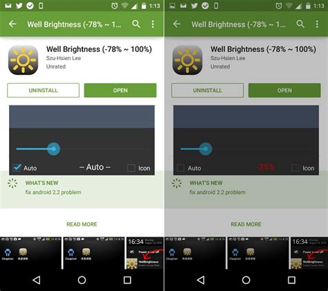 Lower the brightness below 0% on Android devices [Guide]