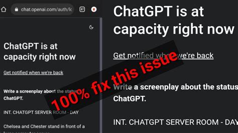 chat gpt is at capacity right now error ||Fix💯% || Chat gpt sign in ...