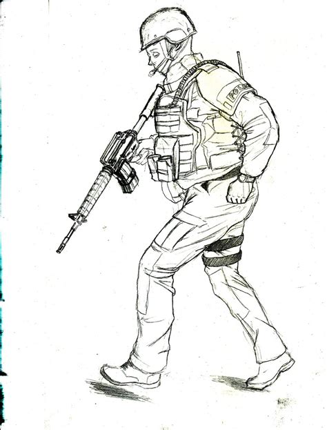 Swat Officer Coloring Pages Coloring Pages