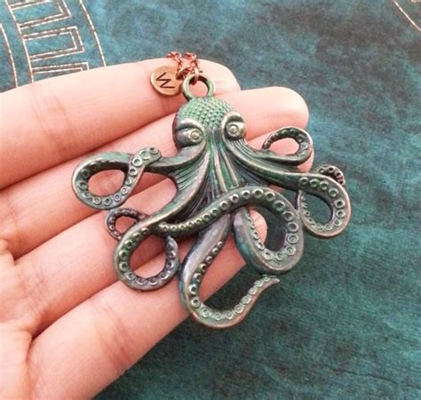 Octopus Keychain LARGE Octopus Keyring Personalized Keychain - Etsy