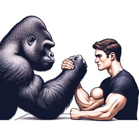 Gorilla Strength vs. Human: A Comparison