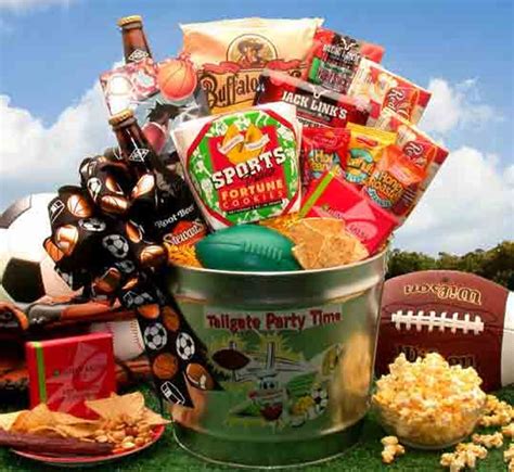 Football Gift Basket Tailgate Gift Basket Sports Gift Gift | Etsy