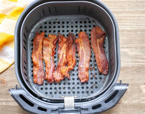 cooked bacon in air fryer Air Fryer Recipes Keto, Air Fry Recipes, Pork ...