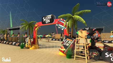 SCENE ON Beach event :: Behance