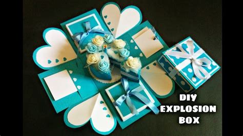 Explosion Box Tutorial, Birthday Box, How to Make Explosion Box