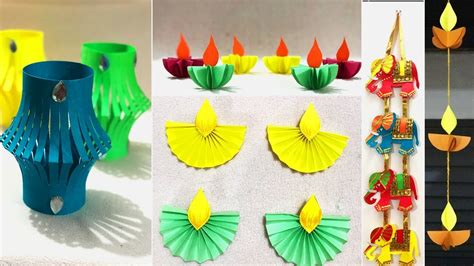 5 Very Easy Diwali Decoration Ideas 2018 | DIY Home Decor - YouTube