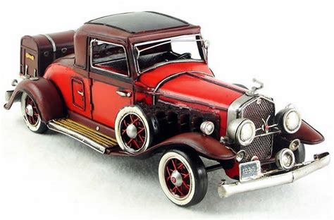 Handmade Antique Model Kit Car - 1933 Cadillac V16 Classic Cars - FeelGift