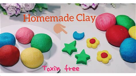 DIY Homemade Clay/Just 2 Ingredients/Chemical Free/Play Dough for kids. - YouTube