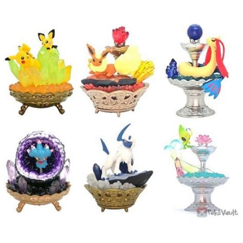 Pokemon 2021 Re-Ment Gemstone Collection Series #1 Complete Set Of 6 ...