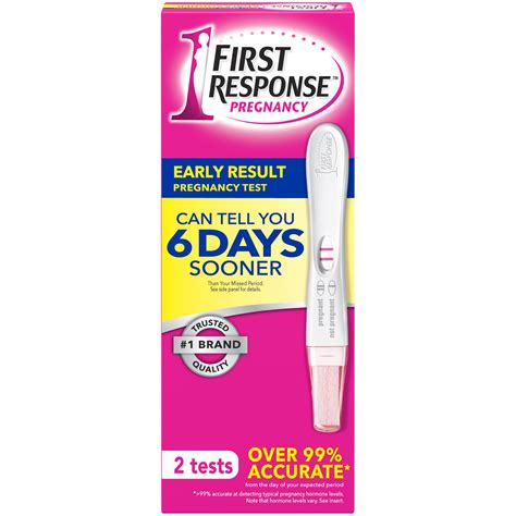 First Response Early Result Pregnancy Test, 2 Pack (Packaging & Test Design May Vary) - Walmart.com