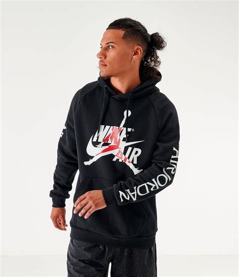 Nike Men's Jordan Mashup Jumpman Classics Fleece Hoodie - ShopStyle ...