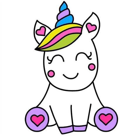 Unicorn | Ilustración de unicornio, Dibujos fáciles, Dibujos de unicornios