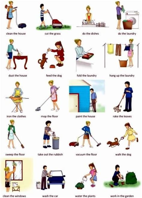 Click on: HOUSEWORK / CHORES