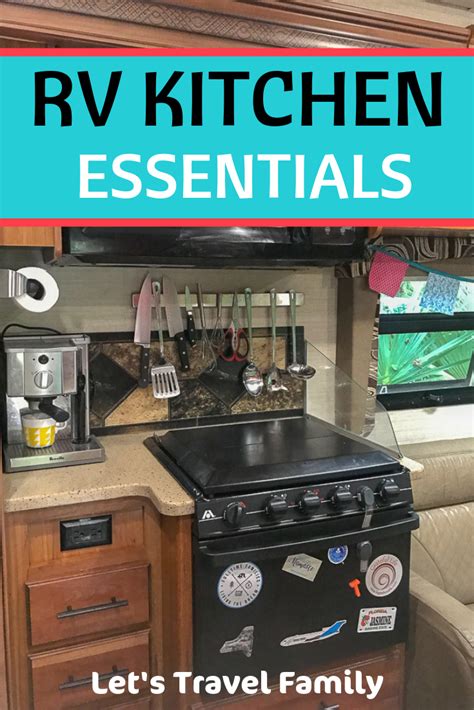 29 RV Kitchen Accessories You Must Have - Ultimate List - Let's Travel ...