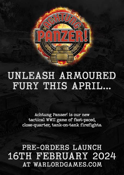 Warlord Games Tease New 28mm Tank Game, Achtung Panzer! – OnTableTop – Home of Beasts of War