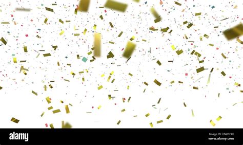 Confetti, falling, white background hi-res stock photography and images ...