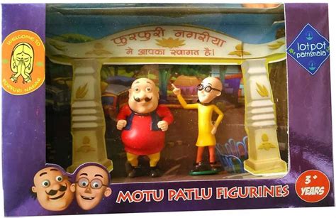 Grv Kreations Motu Patlu Toy Figure Pack 2 in 1 - Motu Patlu Toy Figure ...