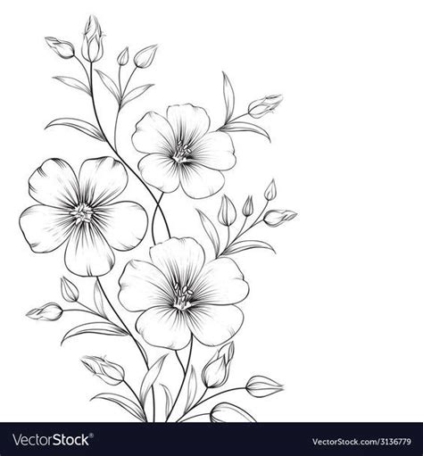 flores tatuaje pequeño | Flower art drawing, Flower sketches, Flower ...