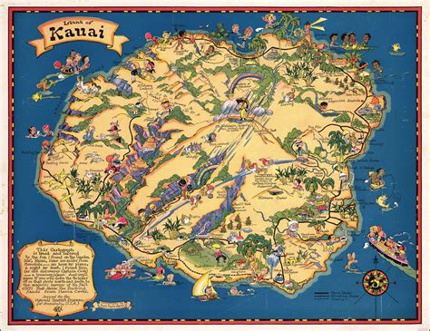 Map Of Kauai Island Hawaii - map : Resume Examples #n49mvX6YZz