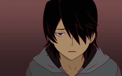 all male araragi koyomi bakemonogatari black hair close male monogatari ...