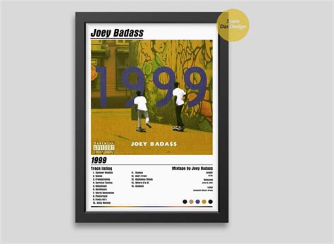 Joey Badass 1999 Album Cover Poster | Etsy