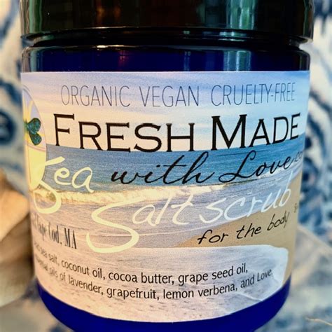 Sea Salt Body Scrub 8 oz. – Fresh Made with love