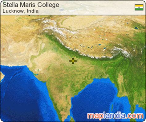 Stella Maris College | Lucknow Google Satellite Map