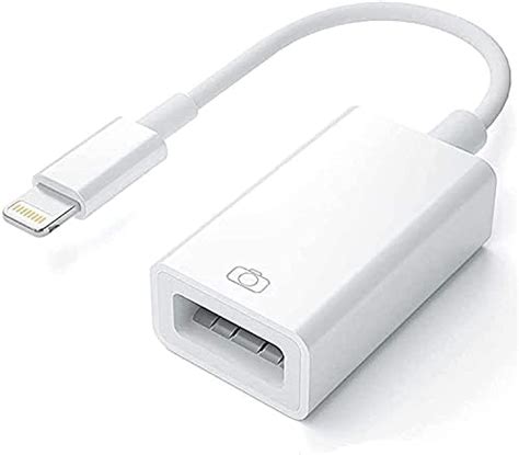 Amazon.com: Apple Lightning to USB Camera Adapter, USB 3.0 OTG Cable for iPhone/iPad to Connect ...