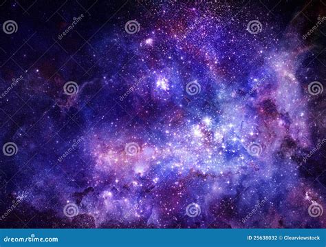 Nebula Gas Cloud In Deep Outer Space Stock Illustration - Illustration of astronomy ...