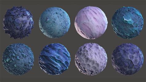 Stylized Lunar Materials in Materials - UE Marketplace