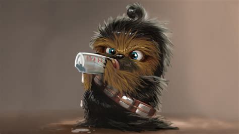 chibi, Milk, Baby Animals, Star Wars, Chewbacca Wallpapers HD / Desktop ...