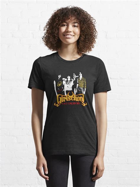 "GIRLSCHOOL - BEST SELLER" T-shirt for Sale by hahansaba | Redbubble | girlschool band t-shirts ...