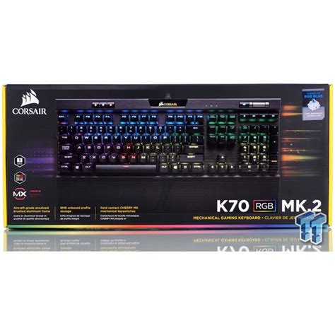 [Chính hãng] Bàn phím cơ Corsair K70 RGB MK2 Mechanical Cherry MX Blue ...