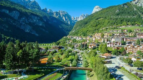 MOLVENO - most beautiful lake in Italy at the foot of the Brenta Dolomites