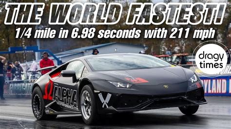 THE WORLD🌍 FASTEST LAMBO | 1/4 Mile in @6.98 Seconds with 211 mph NEW ...