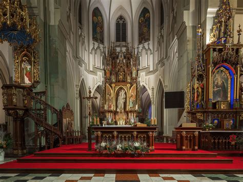 The interior of St. Joseph's Church in Krakow on Behance