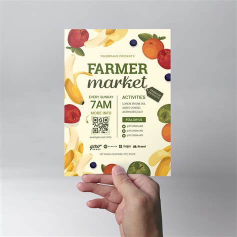 Farmers Market Flyer Templates [PSD, Ai, Vector] - BrandPacks