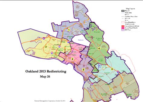 City Of Oakland District Map - Cicely Bridgette