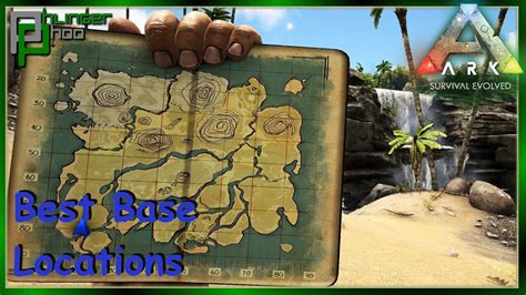 Ark Basics - Best Of - Base Locations on The Island Map - YouTube