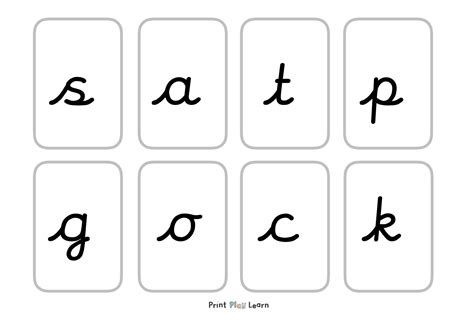 Phase 2 phonics flashcards - Printable Teaching Resources - Print Play Learn