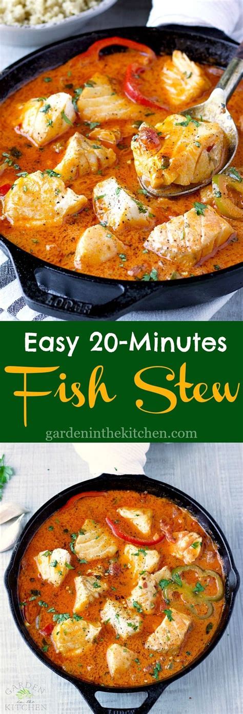 Easy 20-Minutes Fish Stew | Recipe | Fish stew recipes, Fish recipes ...