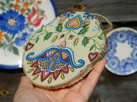 Kashubian Folk Polish Folk Art Kashubian Embroidery Motif - Etsy