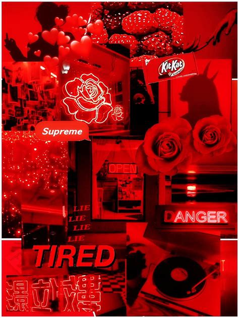 Red Aesthetic, Neon Red Aesthetic HD phone wallpaper | Pxfuel