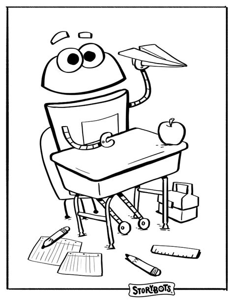 Beep from StoryBots Super Songs Coloring Page - Free Printable Coloring ...