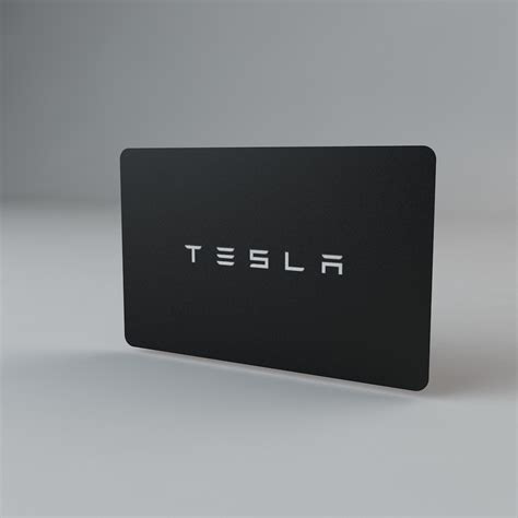 3D tesla key card model - TurboSquid 1526020