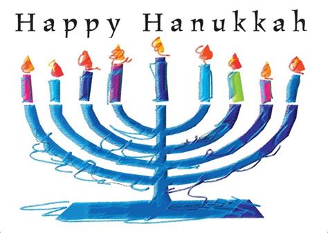 Hanukkah Menorah Blessings - Hanukkah Greeting Cards by CardsDirect