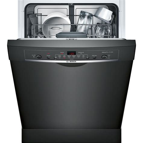 Bosch Ascenta Front Control Tall Tub Dishwasher in Black with Hybrid ...